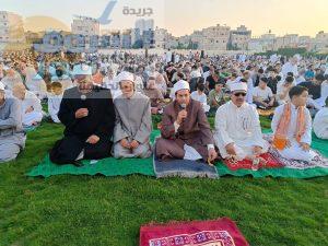 مدير مديرية أوقاف شمال سيناء يشهد صلاة عيد الأضحى المبارك بساحة مركز شباب العريش