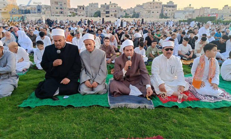 مدير مديرية أوقاف شمال سيناء يشهد صلاة عيد الأضحى المبارك بساحة مركز شباب العريش