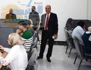 رئيس جامعة العريش يشيد بريادة الجامعة في تطبيق نظام الإختبارات الإلكترونية.