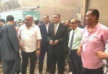 محافظ الجيزة يتابع جهود إطفاء حريق بمخزن دهانات بمنطقة البراجيل بأوسيم