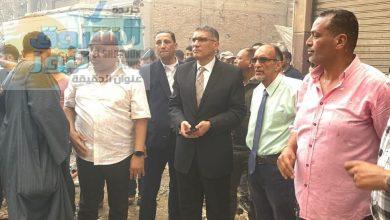 محافظ الجيزة يتابع جهود إطفاء حريق بمخزن دهانات بمنطقة البراجيل بأوسيم