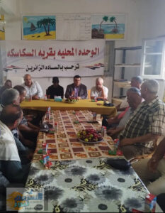 وكيل وزارة الزراعة بشمال سيناء يفتتح الوحدة الزراعية بقرية السكاسكة 
