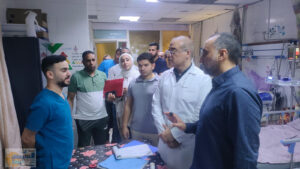 وكيل وزارة الصحة شمال سيناء في زيارة لمستشفي العريش العام