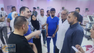 وكيل وزارة الصحة شمال سيناء في زيارة لمستشفي العريش العام