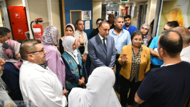 شمال سيناء: نائب وزير الصحة تتفقد مستشفى العريش العام