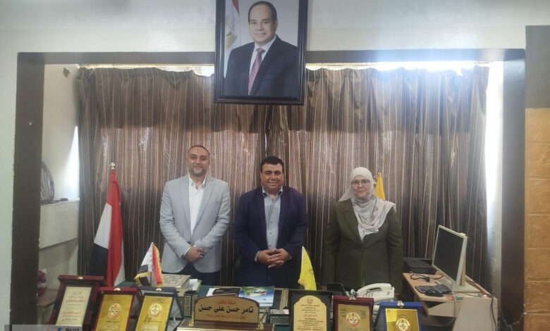 وكيل صحة شمال سيناء يزور مديرية الزراعة في إطار التعاون المشترك