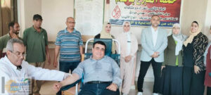 أنقذ حياة بقطرة دم .. حملة تبرع بالدم بمديرية الزراعة بشمال سيناء