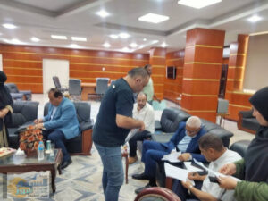 محافظ شمال سيناء يتفقد مجلس مدينة العريش