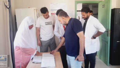 وكيل صحة شمال سيناء يفاجئ وحدة طب أسرة النصر ببئر العبد