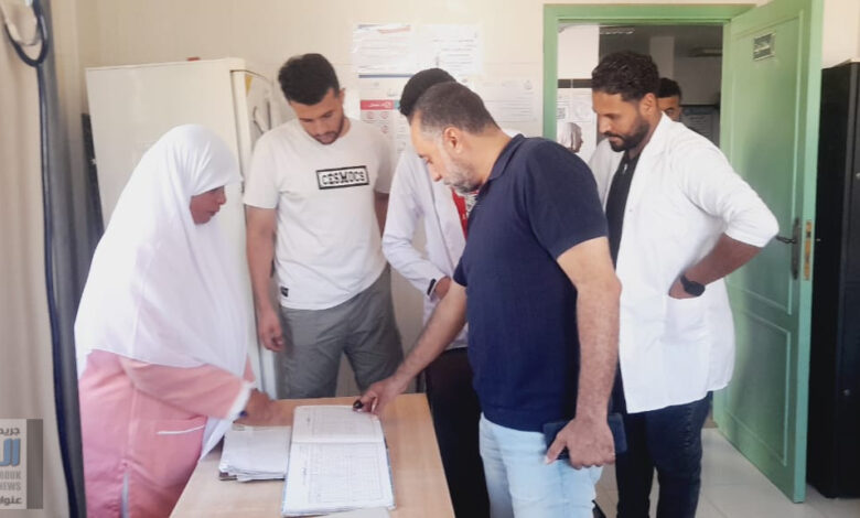 وكيل صحة شمال سيناء يفاجئ وحدة طب أسرة النصر ببئر العبد