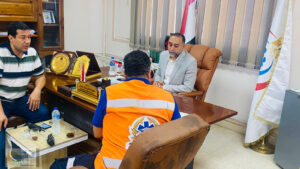 وكيل صحة شمال  سيناء يعقد اجتماع مع مدير فرع هيئة الإسعاف المصرية بالمحافظة 