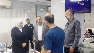 وكيل صحة شمال سيناء يتفقد قسم الغسيل الكلوي وقسم الباطنة والسكر بمستشفي العريش العام