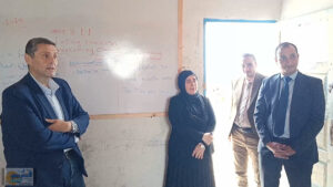 وكيل وزارة التربية والتعليم شمال سيناء يجري زيارة لمدرسة أولاد علي الإعدادية بإدارة الحسنة التعليمية