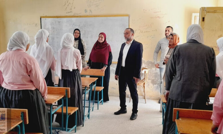 وكيل صحة شمال سيناء يتفقد مدرسة التمريض ويشدد على رفع المستوى المهني للطلاب .