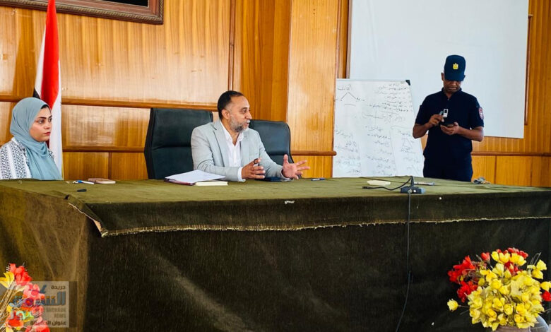 وكيل صحة سيناء يشهد ختام فعاليات البرنامج التدريبي للحماية المدنية لوحدات الاعتماد بديوان عام المديرية.