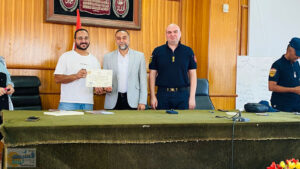 وكيل صحة شمال سيناء يشهد ختام فعاليات البرنامج التدريبي للحماية المدنية لوحدات الاعتماد بديوان عام المديرية.