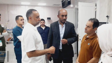 وكيل وزارة الصحة شمال سيناء يواصل جولاته ويتفقد مستشفى الشيخ زويد المركزى .