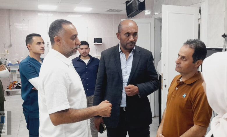 وكيل وزارة الصحة شمال سيناء يواصل جولاته ويتفقد مستشفى الشيخ زويد المركزى .