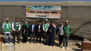 وكيل الزراعة بشمال سيناء يسلم مايقرب ٧طن من تقاوي شعير مجانا علي المزارعين بالشيخ زويد بمحطة بحوث الصحراء بالمحافظة.