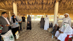 وكيل وزارة الزراعة شمال سيناء   يلتقي بعدداً من المزارعين خلال زيارته لقرية الروضة ببئر العبد