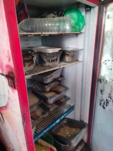 إعدام 800 كجم أغذيه فاسده