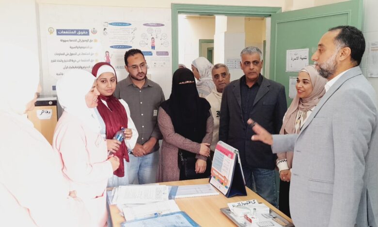 وكيل صحة شمال سيناء يتفقد وحدة أبو طويلة بمركز الشيخ زويد استعداداً للاعتماد