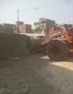 إزالة 33 حالة تعدي