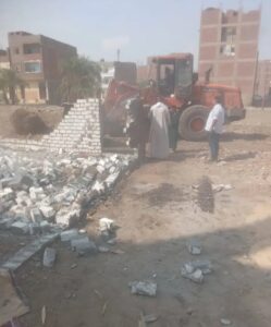 إزالة 33 حالة تعدي