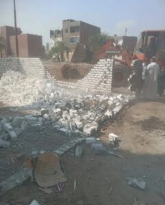 إزالة 33 حالة تعدي