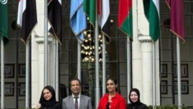 زيارة طلاب اعلام جامعة مصر للعلوم والتكنولوجيا لجامعة الدول العربية