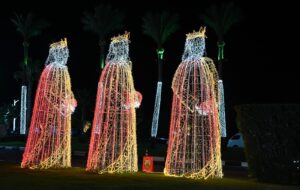 شرم الشيخ تتلألأ لاستقبال العام الميلادي الجديد