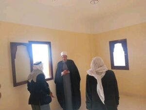 مدير أوقاف شمال سيناء يتفقد تجهيز المركز الثقافي الإسلامي بمسجد "الشيخ خلف" بالجورة
