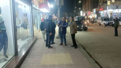 شمال سيناء :حملة مكبرة بمدينة العريش لرفع الإشغالات ومراجعة التراخيص