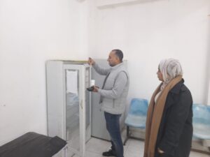 في جولة مفاجئة صباح الجمعة .. وكيل وزارة الصحة بشمال سيناء يتفقد وحدات  المنجم والجفجافة ووحدة الكيلو ٦٤ بالحسنة 