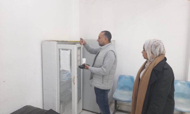 في جولة مفاجئة صباح الجمعة .. وكيل وزارة الصحة بشمال سيناء يتفقد وحدات المنجم والجفجافة ووحدة الكيلو ٦٤ بالحسنة