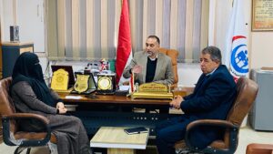 وكيل وزارة الصحة شمال سيناء يعقد اجتماعاً مع مدير الرعاية الأساسية ومنسق عام المبادرات ومديري الإدارات الصحية 
