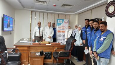 ​«اسأل.. شارك.. تأكد».. مستشفى العريش العام تستقبل أولى فعاليات حملة «365 يوم سلامة» بشمال سيناء