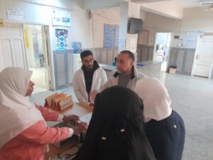 خلال جولته الميدانية الصباحية وكيل وزارة الصحة شمال سيناء  يطمئن على سير العمل وتقديم الخدمات الطبية 