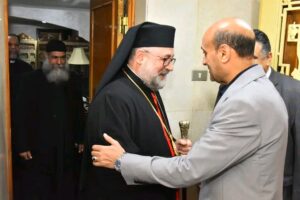 محافظ أسيوط يستقبل وفد الكنيسة الكاثوليكية للتهنئة بتوليه مهام منصبه الجديد