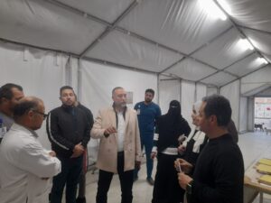 وكيل صحة شمال سيناء يتفقد النقطة الطبية برفح الجديدة و جاهزية بالحجر الصحي بمعبر رفح . 
