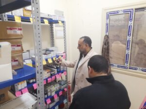 وكيل صحة شمال سيناء يتفقد النقطة الطبية برفح الجديدة و جاهزية بالحجر الصحي بمعبر رفح . 
