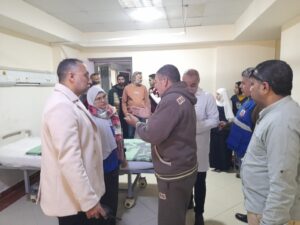 بالتزامن مع فتح معبر رفح.. وكيل صحة شمال سيناء يتفقد مستشفي العريش العام  والشيخ زويد المركزي لمتابعة رفع درجة الاستعداد القصوى لاستقبال الفلسطينيين
