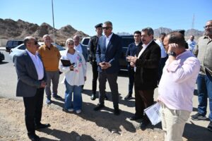 محافظ جنوب سيناء يتفقد منطقة الرويسات بشرم الشيخ لمتابعة أعمال التطوير