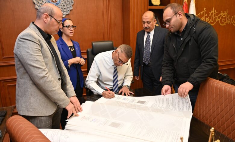 محافظ جنوب سيناء يعتمد المخطط التفصيلي لمدينه ابو زنيمة