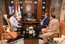 محافظ جنوب سيناء يستقبل قيادات المديرية المالية لتهنئته بتوليه منصبه