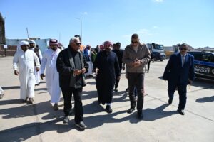 محافظ جنوب سيناء يتفقد المدفن الصحي