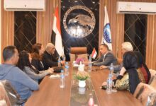 وفد الكنيسة الكاثوليكية بشرم الشيخ يهنئ حزب مستقبل وطن بجنوب سيناء بعيد الفطر المبارك